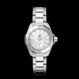  Shop Authentic Tag Heuer Aquaracer Professional 200 Quartz Mother of Pearl Dial Silver Steel Strap Watch for Women - WBP1418.BA0622 - Luxxuri