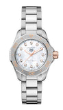  Shop Authentic Tag Heuer Aquaracer Professional 200 Quartz Diamonds White Dial Silver Steel Strap Watch for Women - WBP1450.BA0622 - Luxxuri