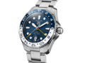  Shop Authentic Tag Heuer Aquaracer Professional 300 GMT Automatic Blue Dial Silver Steel Strap Watch for Men - WBP2010.BA0632 - Luxxuri
