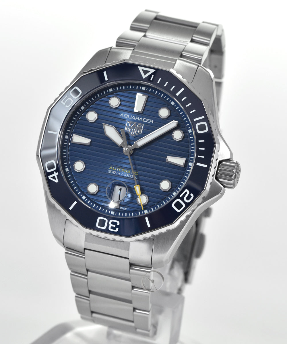  Shop Authentic Tag Heuer Aquaracer Professional 300 Automatic Blue Dial Silver Steel Strap Watch for Men - WBP201B.BA0632 - Luxxuri