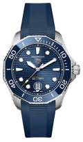 Shop Authentic Tag Heuer Aquaracer Professional 300 Automatic Blue Dial Blue Rubber Strap Watch for Men - WBP201B.FT6198 - Luxxuri