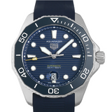  Shop Authentic Tag Heuer Aquaracer Professional 300 Automatic Blue Dial Blue Rubber Strap Watch for Men - WBP201B.FT6198 - Luxxuri
