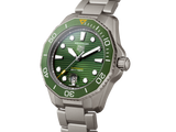  Shop Authentic Tag Heuer Aquaracer Professional 300 Automatic Green Dial Silver Steel Strap Watch for Men - WBP208B.BF0631 - Luxxuri