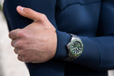  Shop Authentic Tag Heuer Aquaracer Professional 300 Automatic Green Dial Silver Steel Strap Watch for Men - WBP208B.BF0631 - Luxxuri