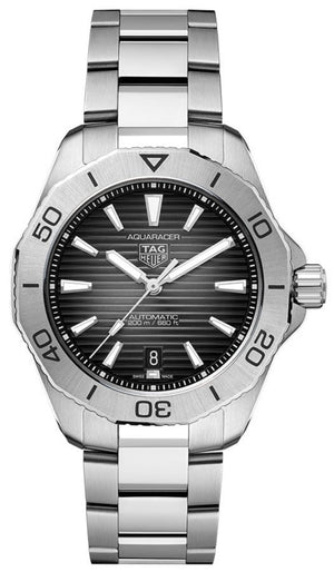  Shop Authentic Tag Heuer Aquaracer Professional 200 Automatic Black Dial Silver Steel Strap Watch for Men - WBP2110.BA0627 - Luxxuri