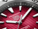  Shop Authentic Tag Heuer Aquaracer Professional 200 Automatic Red Dial Silver Steel Strap Watch for Men - WBP2114.BA0627 - Luxxuri