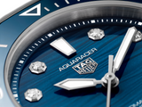  Shop Authentic Tag Heuer Aquaracer Professional 300 Automatic Diamonds Blue Dial Silver Steel Strap Watch for Women - WBP231B.BA0618 - Luxxuri