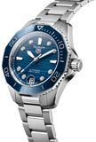  Shop Authentic Tag Heuer Aquaracer Professional 300 Automatic Diamonds Blue Dial Silver Steel Strap Watch for Women - WBP231B.BA0618 - Luxxuri