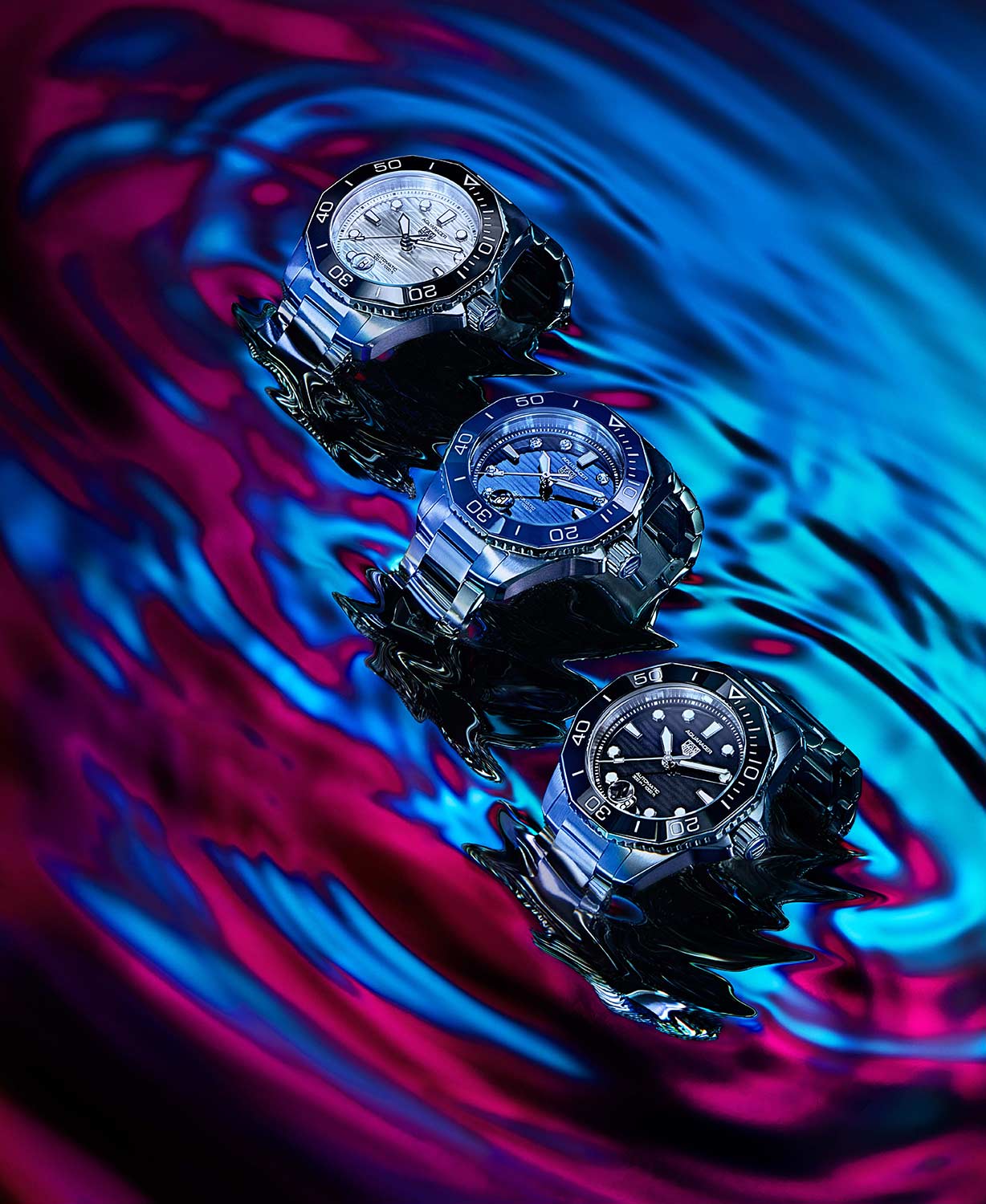  Shop Authentic Tag Heuer Aquaracer Professional 300 Automatic White Dial Silver Steel Strap Watch for Men - WBP231C.BA0626 - Luxxuri