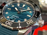  Shop Authentic Tag Heuer Aquaracer Professional 300 Automatic Diamonds Green Dial Green Rubber Strap Watch for Women - WBP231G.FT6226 - Luxxuri