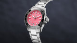  Shop Authentic Tag Heuer Aquaracer Professional 300 Automatic Diamonds Pink Dial Silver Steel Strap Watch for Women - WBP231J.BA0618 - Luxxuri