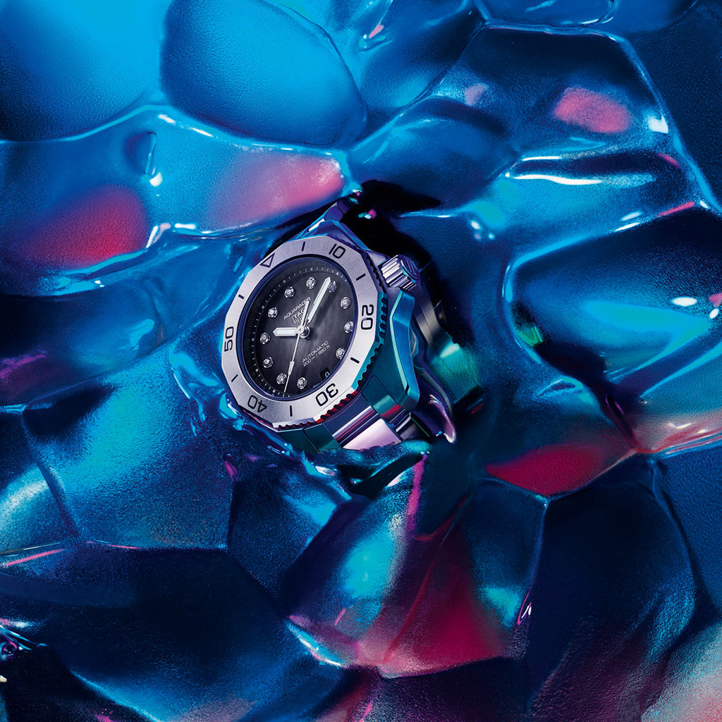  Shop Authentic Tag Heuer Aquaracer Professional 200 Automatic Black Dial Silver Steel Strap Watch for Men - WBP2410.BA0622 - Luxxuri