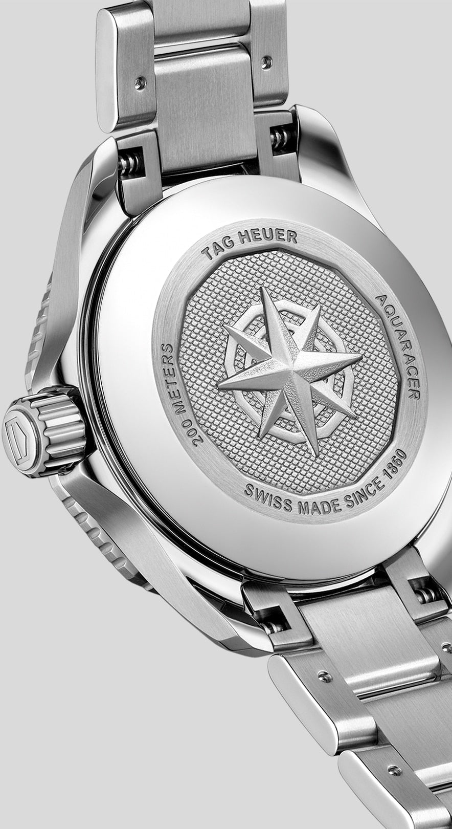  Shop Authentic Tag Heuer Aquaracer Professional 200 Automatic Diamond Blue Dial Silver Steel Strap Watch for Women - WBP2411.BA0622 - Luxxuri