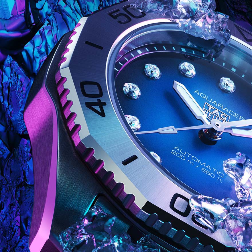  Shop Authentic Tag Heuer Aquaracer Professional 200 Automatic Black Dial Silver Steel Strap Watch for Men - WBP2410.BA0622 - Luxxuri