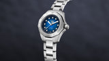  Shop Authentic Tag Heuer Aquaracer Professional 200 Automatic Diamond Blue Dial Silver Steel Strap Watch for Women - WBP2411.BA0622 - Luxxuri