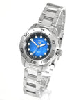  Shop Authentic Tag Heuer Aquaracer Professional 200 Automatic Diamond Blue Dial Silver Steel Strap Watch for Women - WBP2411.BA0622 - Luxxuri