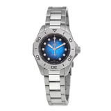  Shop Authentic Tag Heuer Aquaracer Professional 200 Automatic Diamond Blue Dial Silver Steel Strap Watch for Women - WBP2411.BA0622 - Luxxuri