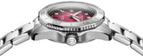  Shop Authentic Tag Heuer Aquaracer Professional 200 Automatic Diamond Ruby Red Dial Silver Steel Strap Watch for Women - WBP2414.BA0622 - Luxxuri