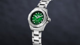  Shop Authentic Tag Heuer Aquaracer Professional 200 Automatic Diamond Green Dial Silver Steel Strap Watch for Women - WBP2415.BA0622 - Luxxuri