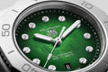  Shop Authentic Tag Heuer Aquaracer Professional 200 Automatic Diamond Green Dial Silver Steel Strap Watch for Women - WBP2415.BA0622 - Luxxuri