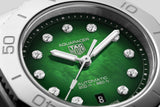  Shop Authentic Tag Heuer Aquaracer Professional 200 Automatic Diamond Green Dial Silver Steel Strap Watch for Women - WBP2415.BA0622 - Luxxuri