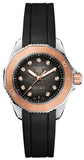  Shop Authentic Tag Heuer Aquaracer Professional 200 Automatic Diamonds Black Dial Black Rubber Strap Watch for Women - WBP2451.FT6200 - Luxxuri