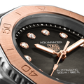  Shop Authentic Tag Heuer Aquaracer Professional 200 Automatic Diamonds Black Dial Black Rubber Strap Watch for Women - WBP2451.FT6200 - Luxxuri