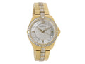  Shop Authentic Bulova Crystal Collection Silver Crystal Dial Gold Steel Strap Watch for Women - 98L228 - Luxxuri