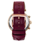  Shop Authentic Michael Kors Sawyer Maroon Dial Maroon Leather Strap Watch for Women - MK2426 - Luxxuri