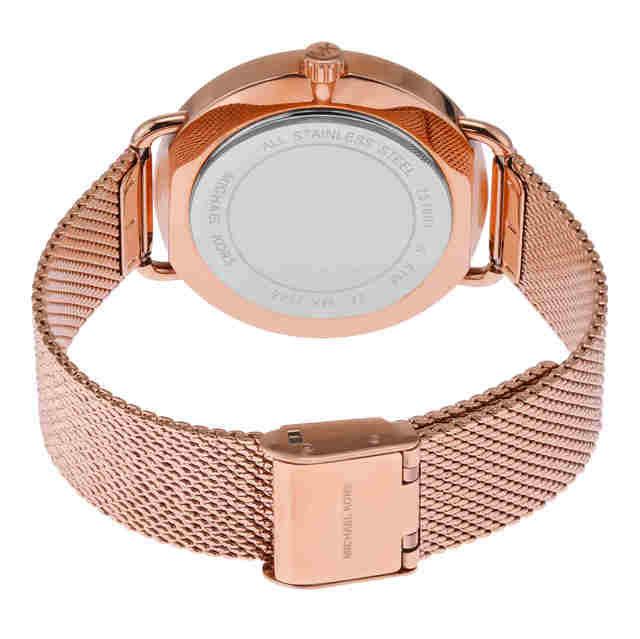  Shop Authentic Michael Kors Portia Rose Gold Dial Rose Gold Mesh Bracelet Watch for Women - MK3845 - Luxxuri