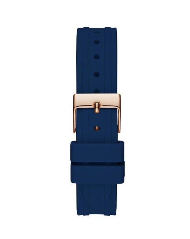  Shop Authentic Guess Cosmo Diamonds Blue Blue Dial Blue Silicone Strap Watch for Women - GW0034L4 - Luxxuri