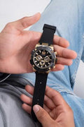  Shop Authentic Guess Navigator Chronograph Black Dial Black Rubber Strap Watch for Men - GW0264G3 - Luxxuri