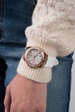  Shop Authentic Guess Crown Jewel Multifunction Diamonds White Dial White Leather Strap Watch for Women - GW0411L1 - Luxxuri