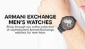 Shop Authentic Armani Exchange Cayde Chronograph Black Dial Black Steel Strap Watch for Men - AX2748 - Luxxuri
