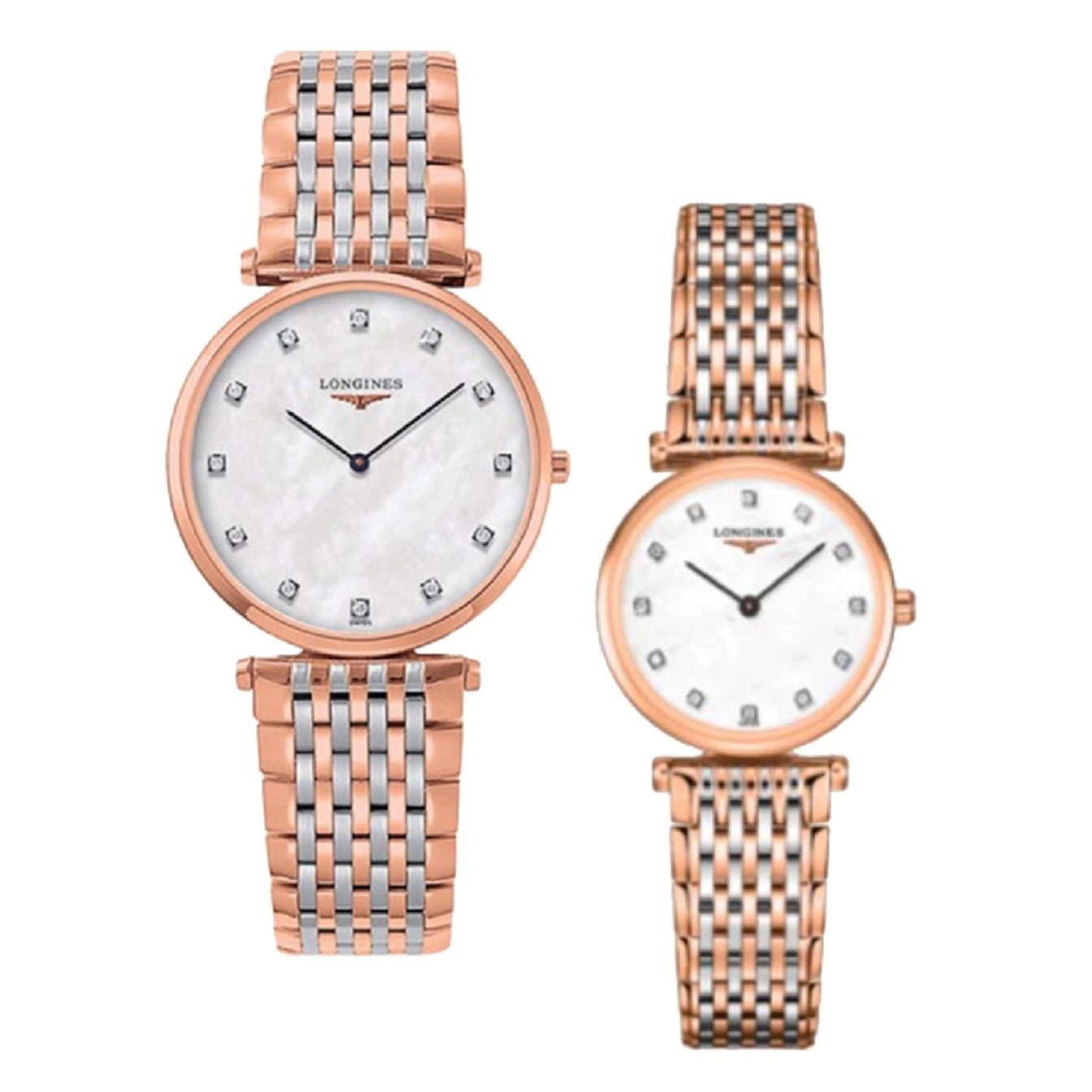  Shop Authentic Longines La Grande Classique De Longines Diamonds Mother of Pearl Dial Two Tone Mesh Bracelet  Watch for Women - L4.209.1.97.7 - Luxxuri