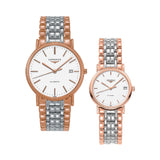  Shop Authentic Longines Presence 38.5mm Automatic White Dial Two Tone Steel Strap Watch for Men - L4.921.1.12.7 - Luxxuri
