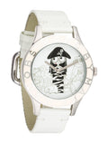  Shop Authentic Marc Jacobs Miss Marc Pirate White Dial White Leather Strap Watch for Women - MBM1146 - Luxxuri