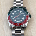  Shop Authentic Gucci Dive Quartz Green Dial Silver Steel Strap Watch For Men - YA136222 - Luxxuri