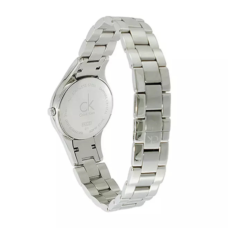  Shop Authentic Calvin Klein Simplicity Black Dial Silver Steel Strap Watch for Women - K4323104 - Luxxuri