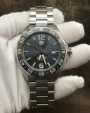  Shop Authentic Tag Heuer Formula 1 Calibre 5 Chronograph Anthracite Dial Silver Steel Strap Watch for Men - WAZ2011.BA0842 - Luxxuri