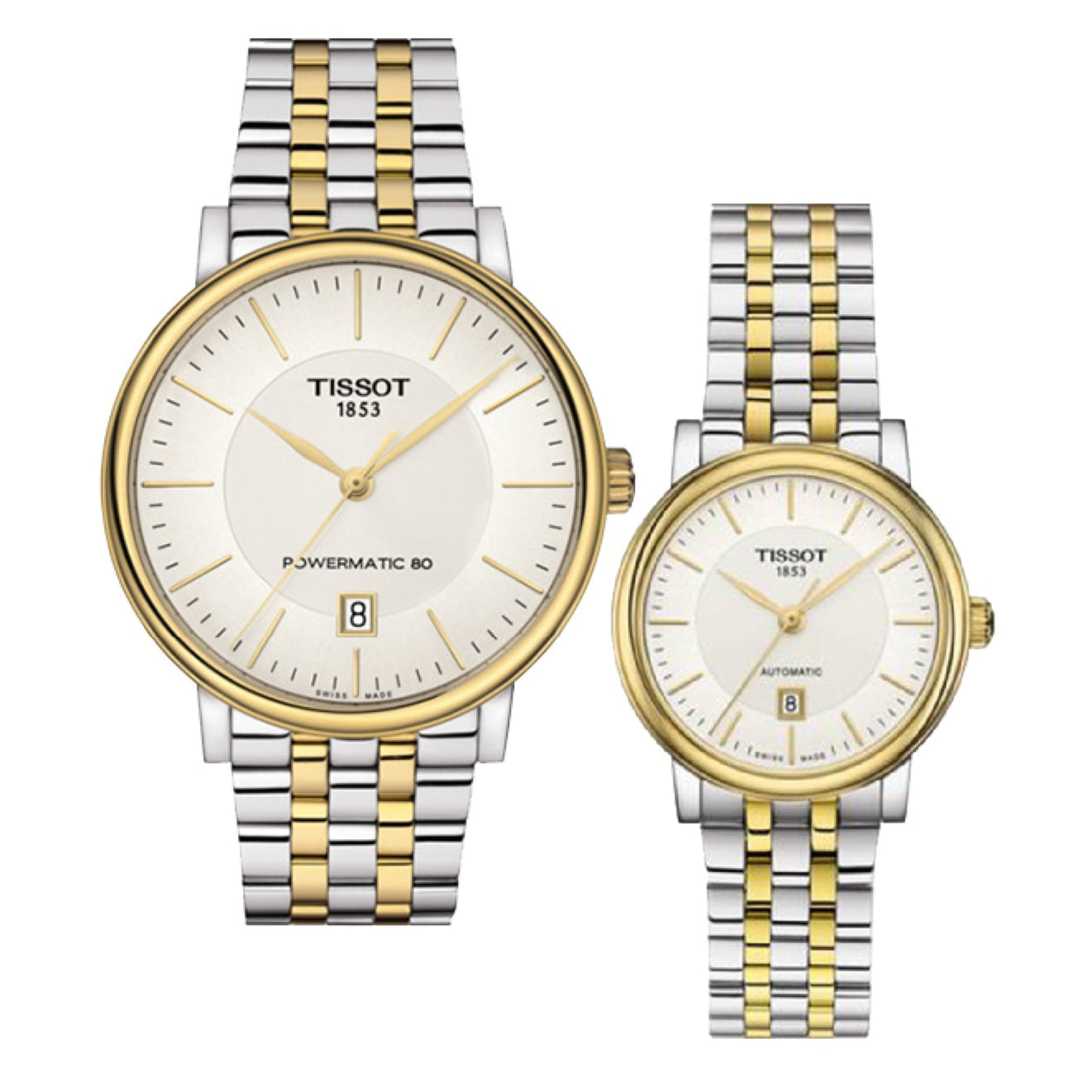  Shop Authentic Tissot T Classic Carson Premium White Dial Two Tone Steel Strap Watch for Women - T122.207.22.031.00 - Luxxuri