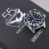  Shop Authentic Seiko Prospex Automatic 1965 Dive 55th Anniversary Limited Edtion Blue Dial Silver Steel Strap Watch For Men - SPB149J1 - Luxxuri
