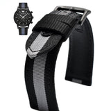  Shop Authentic Emporio Armani Luigi Chronograph Quartz Black Dial Two Tone Nylon Strap Watch For Men - AR1948 - Luxxuri