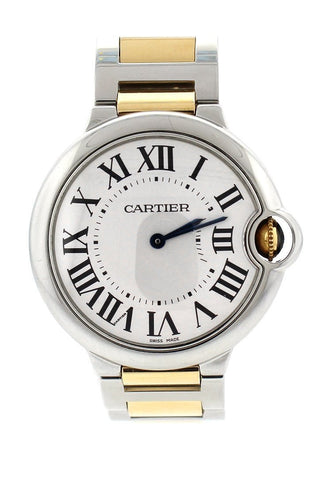  Shop Authentic Cartier Ballon Bleu Silver Dial Two Tone Steel Strap Watch for Unisex Watch - W69008Z3 - Luxxuri