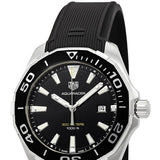  Shop Authentic Tag Heuer Aquaracer Quartz Black Dial Black Rubber Strap Watch for Men -  WAY101A.FT6141 - Luxxuri