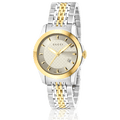 Gucci G Timeless Silver Dial Two Tone Steel Strap Watch For Women - YA126511
