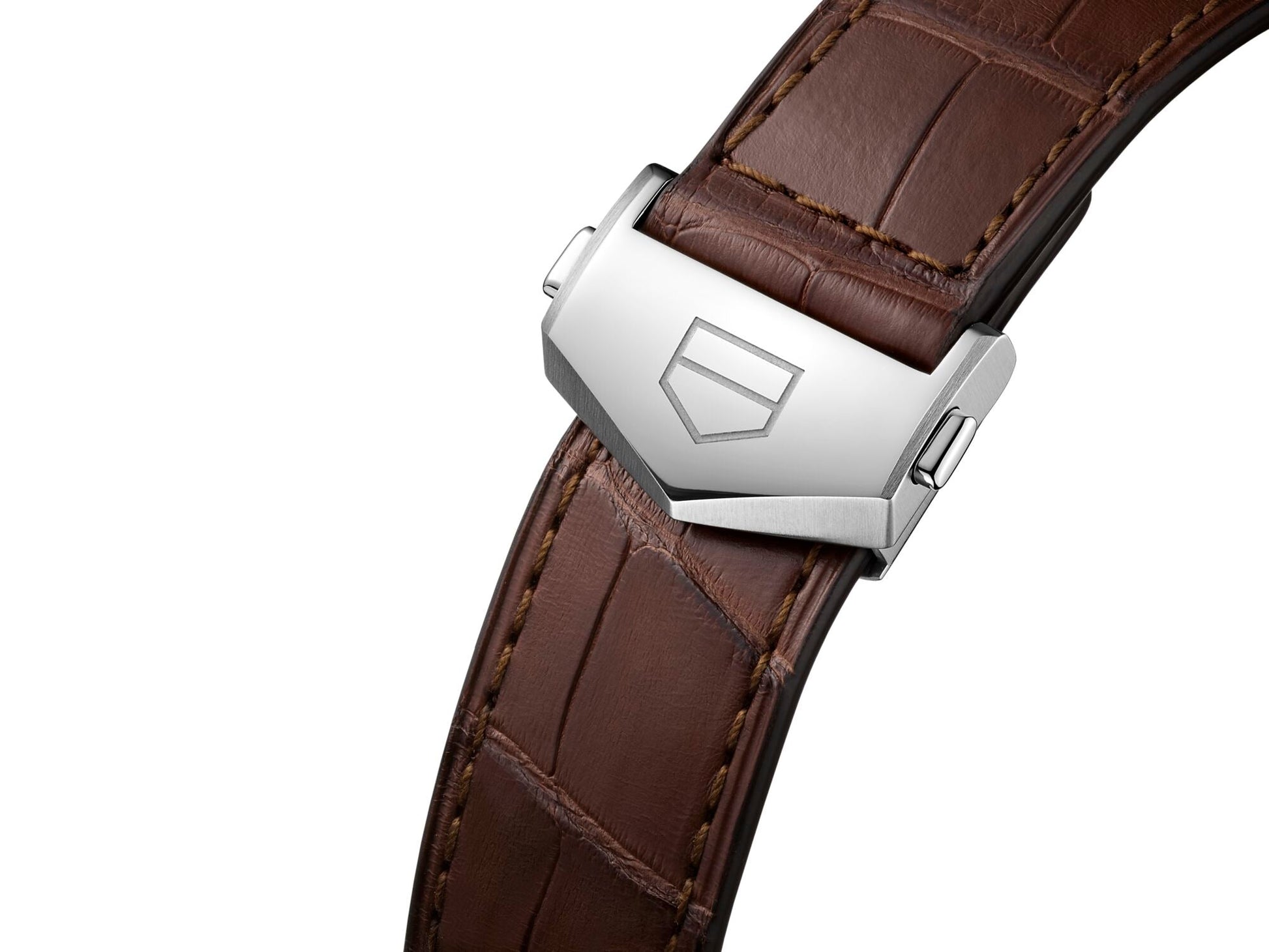  Shop Authentic Tag Heuer Carrera Day Date Silver Dial Brown Leather Strap Watch for Men - WBN2011.FC6484 - Luxxuri