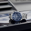 Shop Authentic Tag Heuer Carrera Chronograph Blue Dial Silver Steel Strap Watch for Men - CBN2A1A.BA0643 - Luxxuri