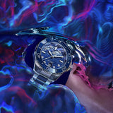  Shop Authentic Tag Heuer Aquaracer Professional 300 Automatic Diamonds Blue Dial Silver Steel Strap Watch for Women - WBP231B.BA0618 - Luxxuri