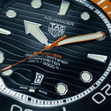 Shop Authentic Tag Heuer Aquaracer Professional 1000 Superdiver Automatic Black Dial Silver Steel Strap Watch for Men - WBP5A8A.BF0619 - Luxxuri